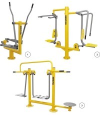 Āra trenažieru komplekts 3SET3