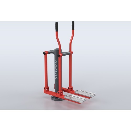 Уличный тренажёр Steel4Fit R22A лыжник одинарный