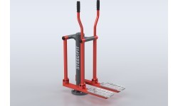 Уличный тренажёр Steel4Fit R22A лыжник одинарный