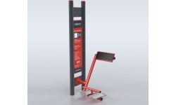 Muguras ekstensoru trenažieris Steel4Fit D14