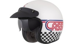 Motorcycle Helmet Cassida Oxygen Rondo 2.0 Pearl White/Red/Blue/Black