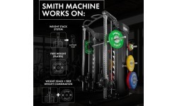 MULTI-SPORTA ZĀLE AR SMITH MAŠĪNU CYKLOP 10 DAĻĒJI KOMERCIĀLA HMS