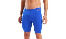 M Team Swim Jammer Solid Neon Blue-Team Orange 100 - 803