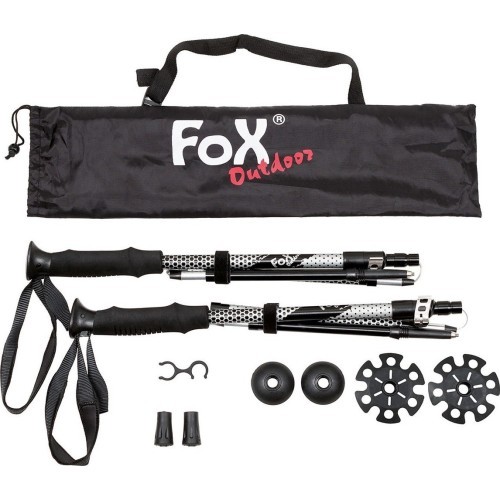 Алюминиевые треккинговые палки FoxOutdoor Haidel