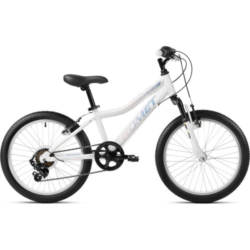 Romet Jolene 20 KID 2 2025 white-blue-white bicycle