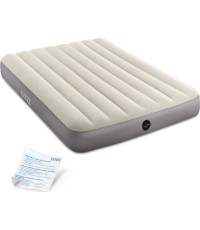 Надувной матрас для сна двуспальный 191х137 см бежевый INTEX 64102
