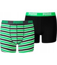 Puma Boys Boxer Teen Underwear Black Green 935452 03