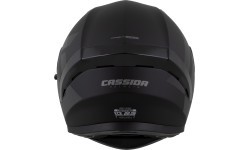 Motocikla ķivere Cassida Orbit Grind matēti melna/pelēka