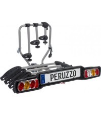 Peruzzo Auto glabāšanas siena // 4 velosipēdi, uz āķa, salokāmi (tērauds)