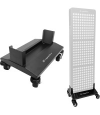 Rullīšu statīvs LED infrasarkanās gaismas terapijas panelim inSPORTline Lustar - Black