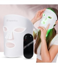 Перезаряжаемая силиконовая светодиодная маска для светотерапии inSPORTline Santorina