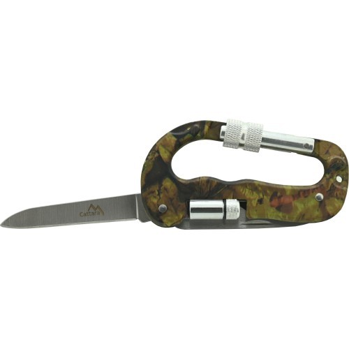 Multifunctional knife-carabiner KAMU 3in1