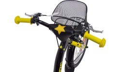 Детский велосипед 4KIDS Nightman 16", односкоростной, стальная рама, размер 10" (25,5 см), чёрно-синий