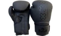 Buffalo Metal boksa cimdi, melni, 14oz