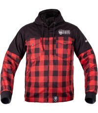 Softshell jaka W-TEC Black Heart Rozzer - Red-black