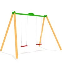 Medinė dvivietė sūpynė modelis GT-1800