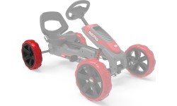 Wheel black-red 10x2,5 rear right