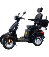 Four-Wheel Electric Scooter inSPORTline Antun - Black