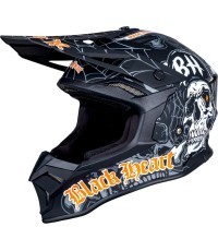 Motokrosa ķivere W-TEC Black Heart Harzdorf - Melna