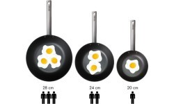 Skottsberg oglekļa tērauda panna 28cm