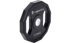 Rubber Coated Weight Plate inSPORTline Ruberton 1.25kg