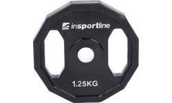 Ar gumu pārklāts svara disks inSPORTline Ruberton 1,25 kg