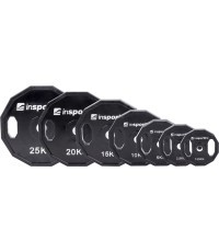 Набор тарелок с резиновым покрытием inSPORTline Ruberton 1,25-25 кг