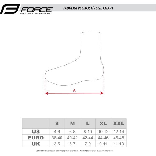 FORCE Deep Road shoe covers, XXL (black)