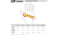 Велоперчатки FORCE Rainy, чёрные, XXL