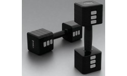 ADJUSTABLE DUMBBELLS BLACK 2 x 5 KG HL02 HMS