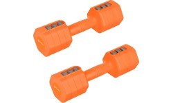 Регулируемые гантели HMS HL03 оранжевые 2 x 2,5 кг
