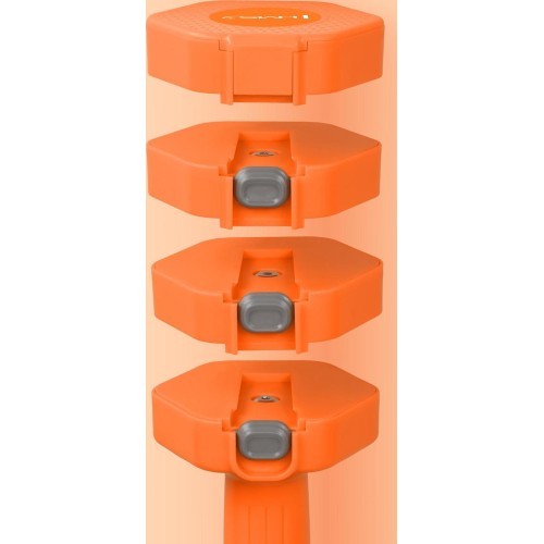 ADJUSTABLE DUMBBELLS ORANGE 2 x 2.5 KG HL03 HMS