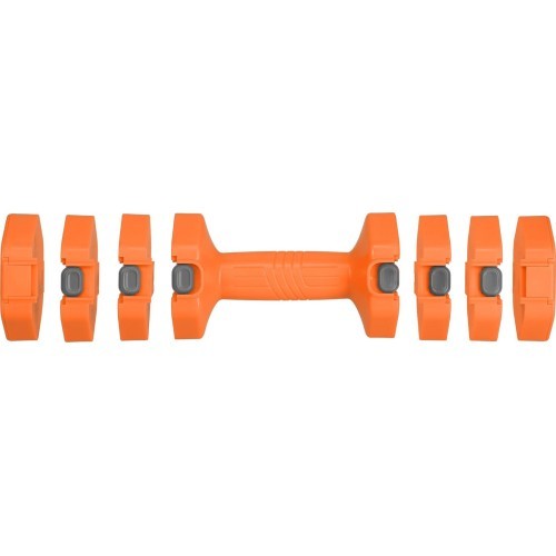 ADJUSTABLE DUMBBELLS ORANGE 2 x 2.5 KG HL03 HMS