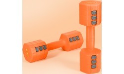 Регулируемые гантели HMS HL03 оранжевые 2 x 2,5 кг