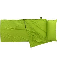 Вкладыш в спальный мешок Origin Outdoors Microfiber, прямоугольный, зеленый