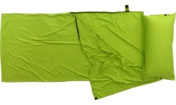 Вкладыш в спальный мешок Origin Outdoors Microfiber, прямоугольный, зеленый