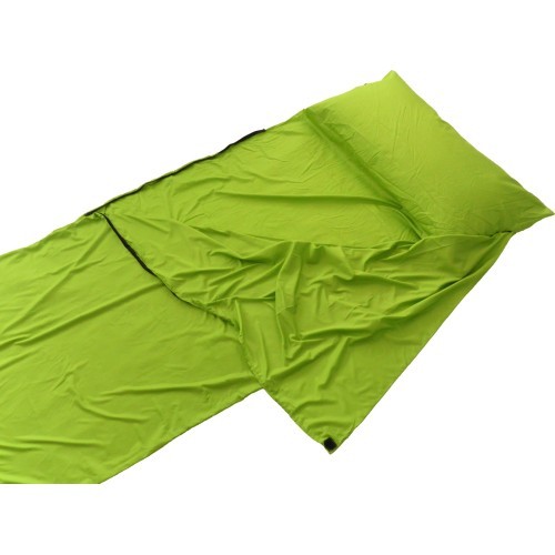 Вкладыш в спальный мешок Origin Outdoors Microfiber, прямоугольный, зеленый