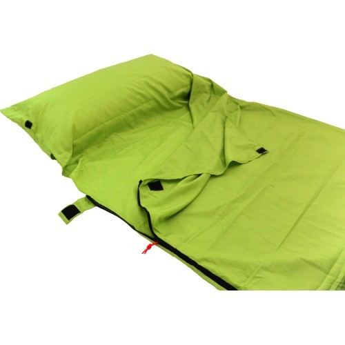 Вкладыш в спальный мешок Origin Outdoors Microfiber, прямоугольный, зеленый