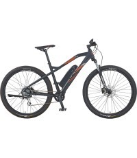 Электрический велосипед Prophete Graveler E-MTB 29" // 8G, размер 19" (48 см) (черный/оранжевый)