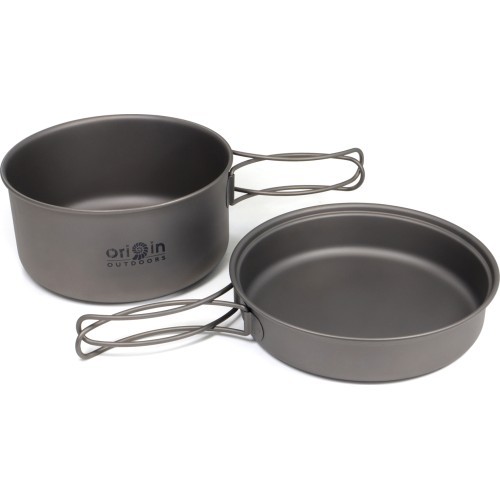 Origin Outdoors kempinga ēdiena gatavošanas komplekts „Titanium“