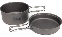 Origin Outdoors kempinga ēdiena gatavošanas komplekts „Titanium“