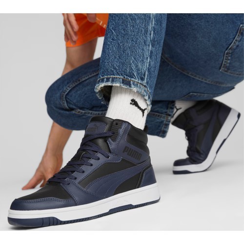 Puma Rebound V6 Men's Shoes Blue Black 392326 08