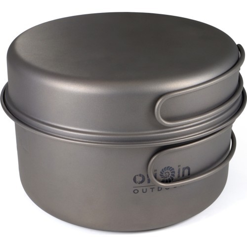 Origin Outdoors kempinga ēdiena gatavošanas komplekts „Titanium“