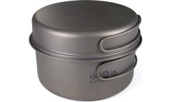 Origin Outdoors kempinga ēdiena gatavošanas komplekts „Titanium“