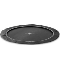 EXIT InTerra iegremdējams sporta batuts ø244 cm – melns