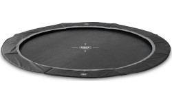 EXIT InTerra iegremdējams sporta batuts ø244 cm – melns