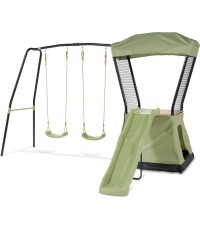 Игровой набор EXIT Ivy на открытом воздухе с горкой и качелями