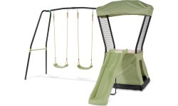 EXIT Ivy outdoor playset with slide and swing set