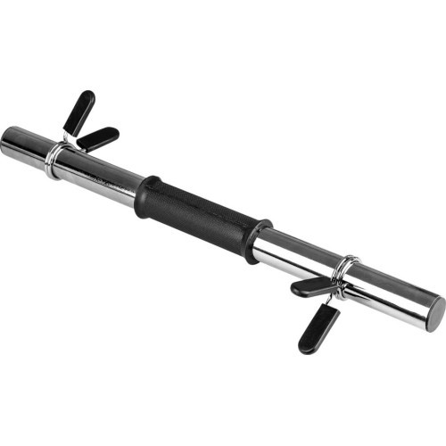 Dobais hanteles stienis inSPORTline Onepump 45 cm / 30 mm ar fiksatoriem, bez vītnes