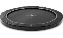 EXIT InTerra iegremdējams sporta batuts ø244 cm – melns